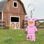 LEGO Iconic Pig Suit Guy Key Light LED Keyring Torch