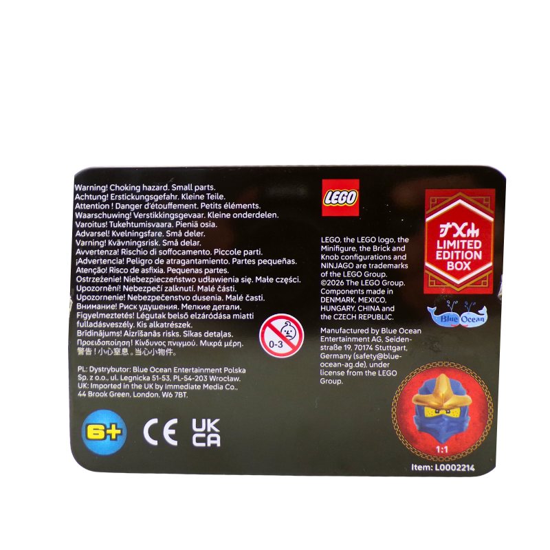 LEGO Ninjago Legacy Jay Vs Mutation Monster Limited Edition Tin