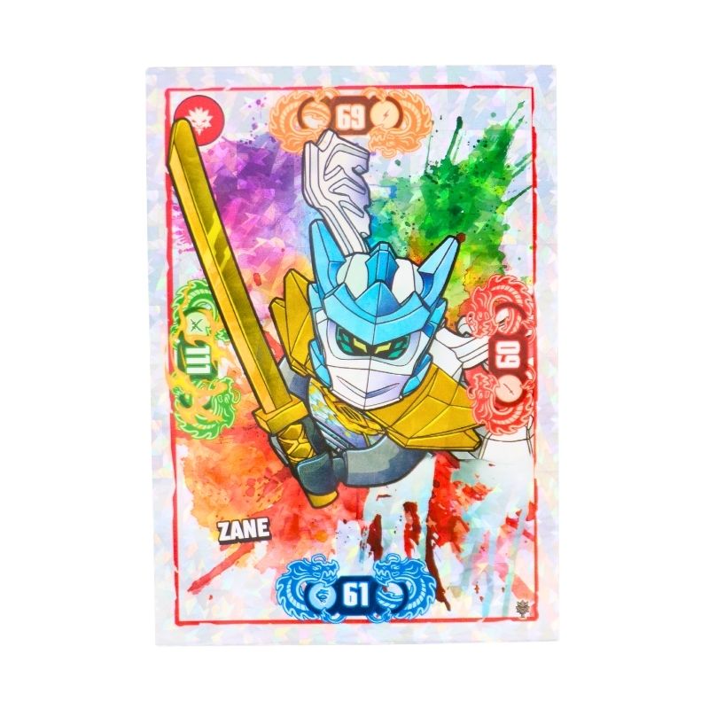 LEGO NINJAGO Dragon Zane Minifigure Paper Bag with FREE TCG Card