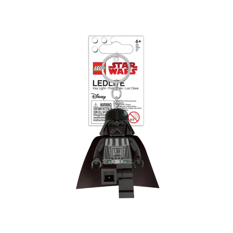 LEGO Darth Vader LED key light with packaging on a white background