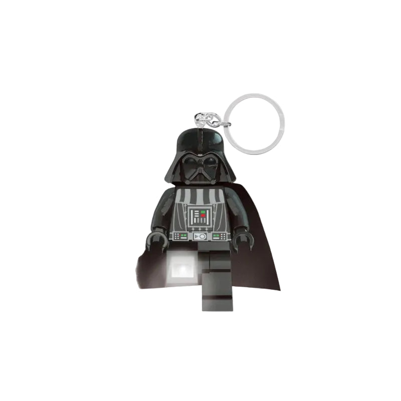 Darth Vader keychain light on a white background