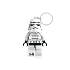 Stormtrooper keychain from LEGO on a white background