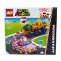 LEGO Super Mario packaging with characters and vehicles on a white background