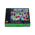 LEGO Tiny Garden puzzle box with colorful plant design on a white background