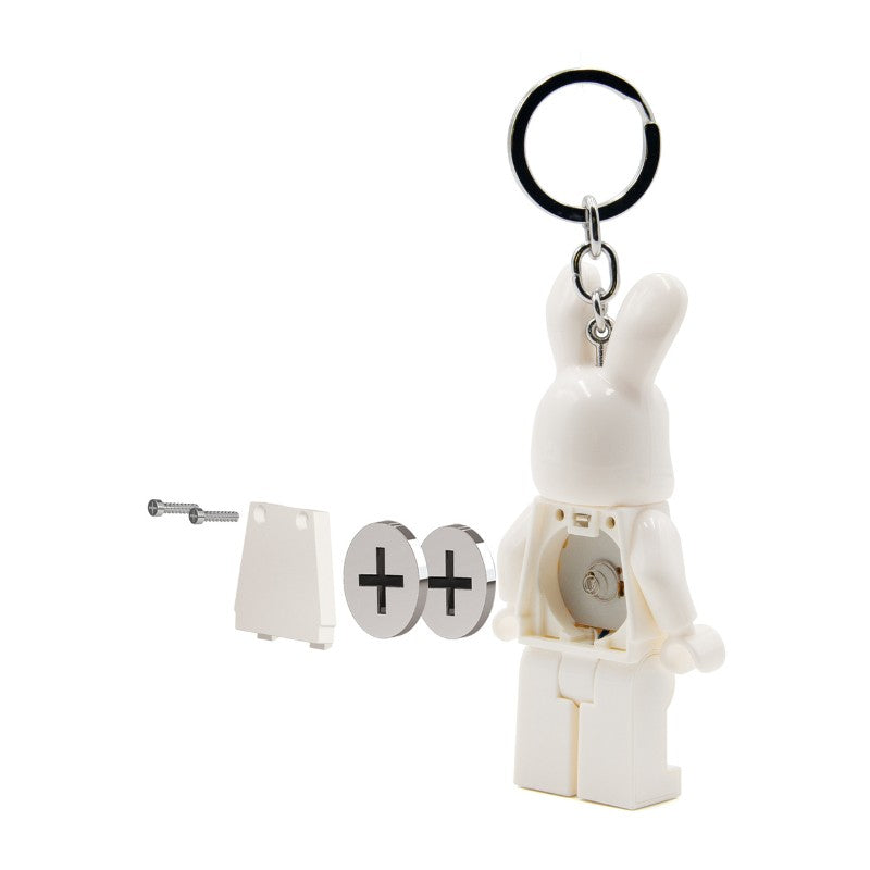 LEGO Iconic Bunny Suit Guy Key Light LED Keyring Torch