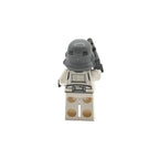 LEGO figure of a stormtrooper from Star Wars on a white background